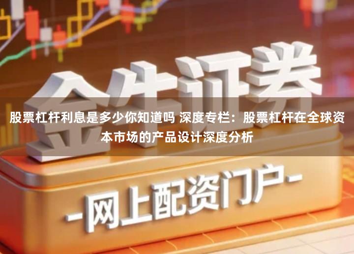 股票杠杆利息是多少你知道吗 深度专栏：股票杠杆在全球资本市场的产品设计深度分析