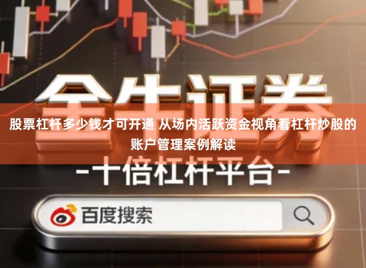 股票杠杆多少钱才可开通 从场内活跃资金视角看杠杆炒股的账户管理案例解读