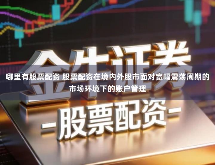 哪里有股票配资 股票配资在境内外股市面对宽幅震荡周期的市场环境下的账户管理